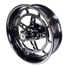 Black Directional 5 Spoke Rear Wheel with Race Hub — 18x5.5" Cush Drive