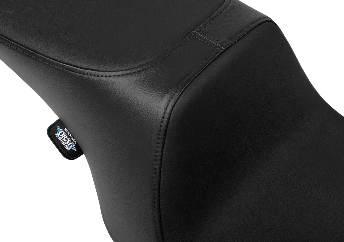 Drag Specialties Predator 2-Up Seat – Vinyl – Smooth – w/o Backrest – FL '97-'07 – view 2