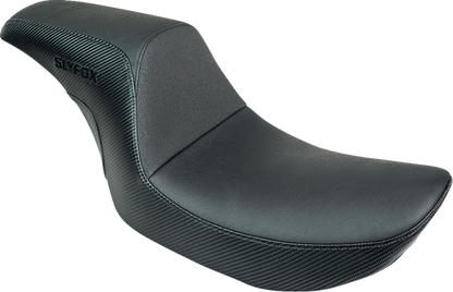 Slyfox Drifter Seat – Black Logo – Black Vinyl – Smooth – FXR '82-'00