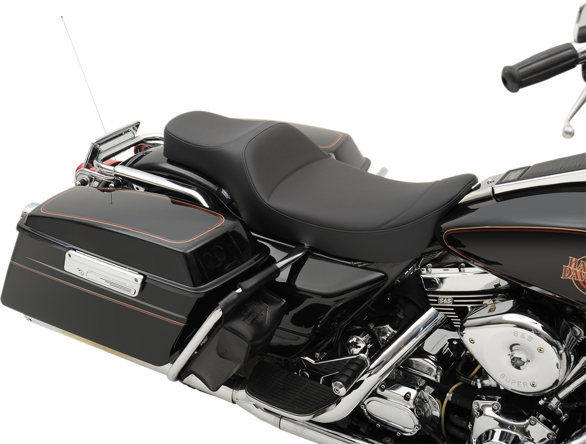 Drag Specialties Extended Reach Predator Seat – Mild Stitched – FL '97-'07 – view 3