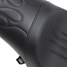 Drag Specialties Predator Seat – Flame Stitched – FL/FX '00-'17 – view 2
