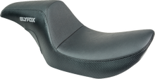 Slyfox Drifter Seat – Gray Logo – Black Vinyl – Smooth – FXR '82-'00