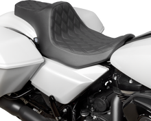 Drag Specialties Predator III Seat – Double Diamond – Black – FLT/FLH '23-'24 – view 2
