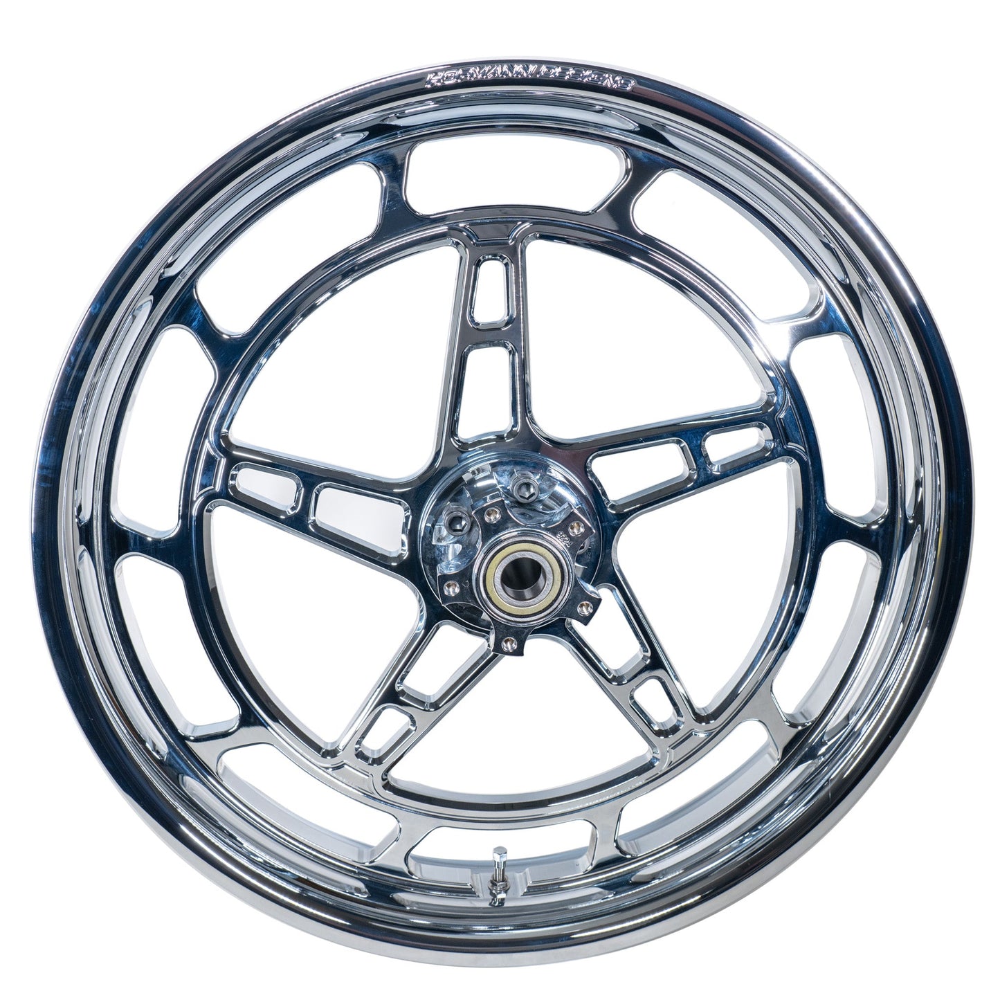 Hofmann Designs Chrome Directional 5 Spoke Front Wheel with Race Hub