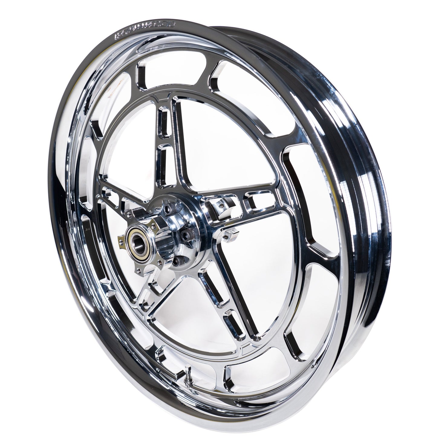 Hofmann Designs Chrome Directional 5 Spoke Front Wheel with Race Hub