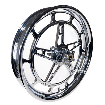 Hofmann Designs Chrome Directional 5 Spoke Front Wheel with Race Hub