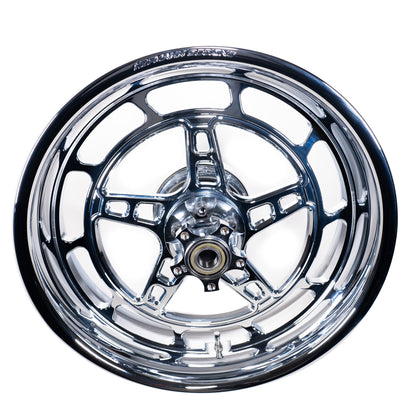 Hofmann Designs Chrome Directional 5 Spoke Rear Wheel with Race Hub – 18x5.5"