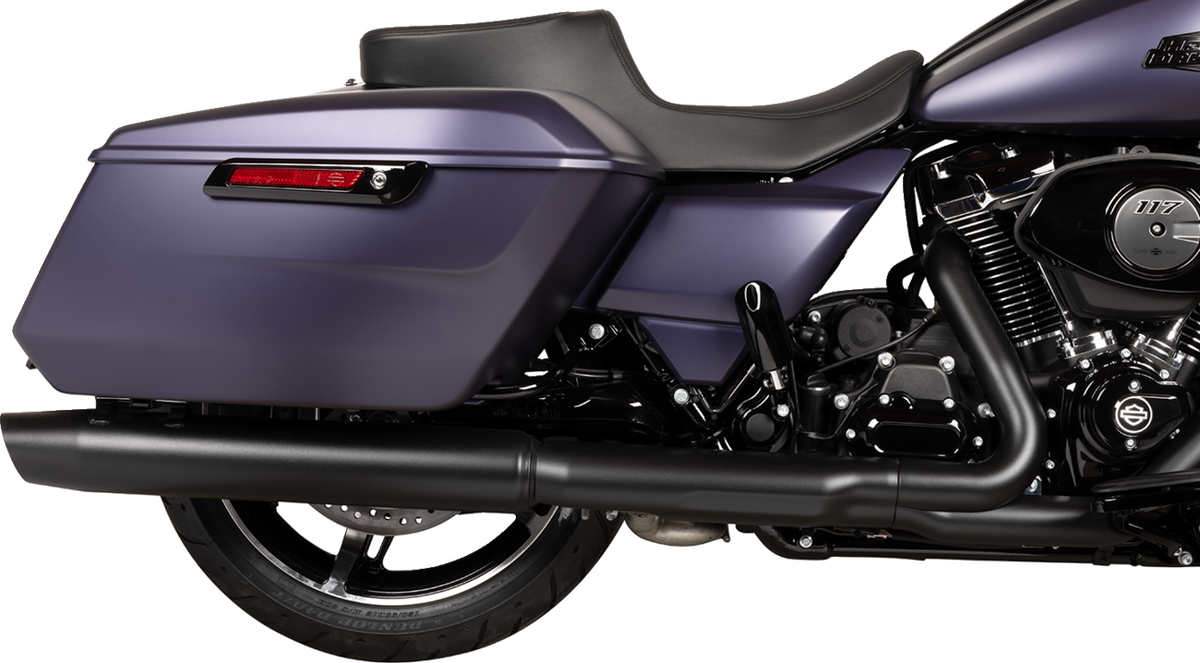 Drag Specialties Predator 2-Up Seat – Solar Leather – Smooth – w/o Backrest – FLT/FLH '23-'24 – view 4