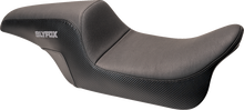 Slyfox Drifter Seat – Gray Logo – Smooth Vinyl – Carbon Fiber – FL '08-'23