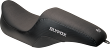 Slyfox Drifter Seat – Gray Logo – Smooth Vinyl – Carbon Fiber – FL '08-'23 – view 2