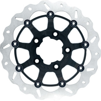 GBrakes Wave® 13" Front Brake Rotor – Machined Black