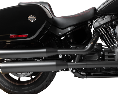 Drag Specialties Predator 2-Up Seat – Vinyl – Double Diamond – Red Stitching – FLSB/FXLRS '18-'24 – view 4
