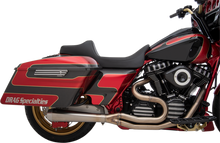 Drag Specialties Predator III Seat – Extended Reach – Double Diamond – Black Stitching – FL '08-'23 – view 2