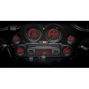 HD-02 | Kit 6 pièces (contour noir) | pour Harley-Davidson
