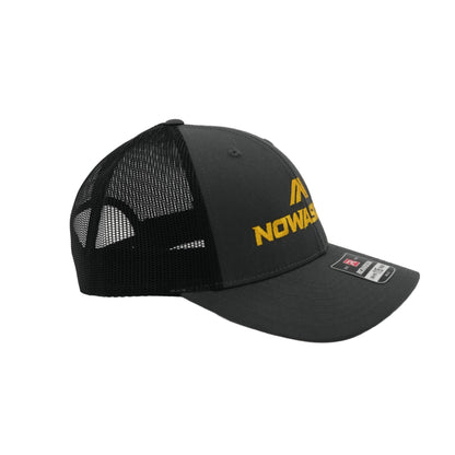 Black And Gray Nowaskey snap back hat