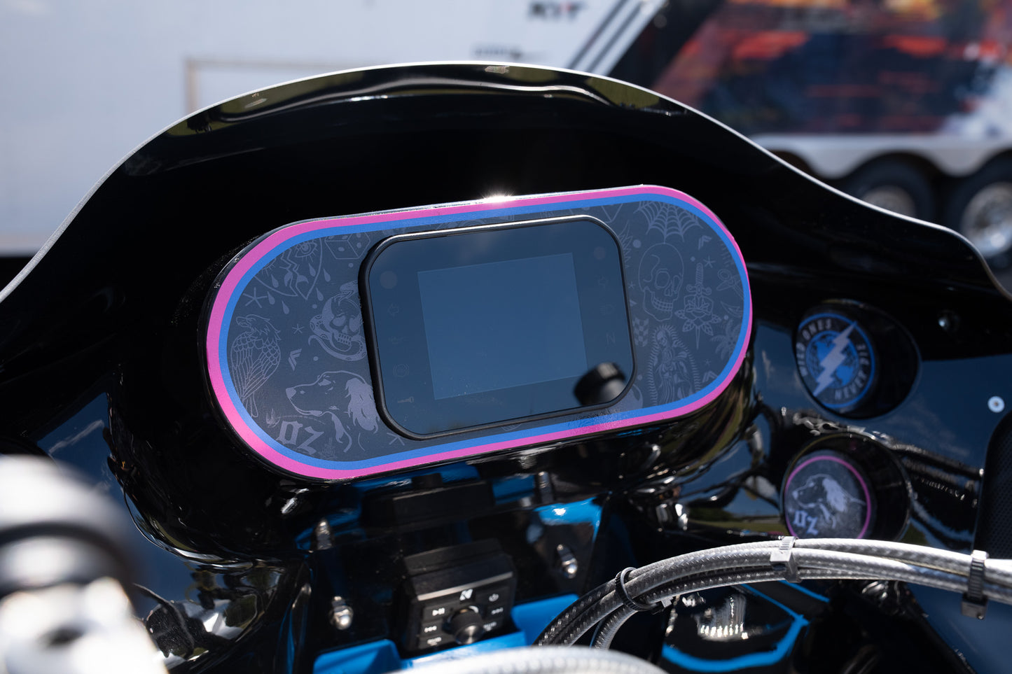 Koso/Nowaskey Road glide gauge relocation and delete kit
