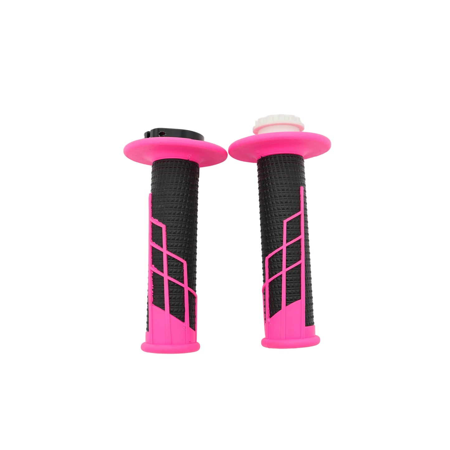 Open Box - ProTaper Neon Pink/Black Clamp-On 1/2 Waffle Grips #1