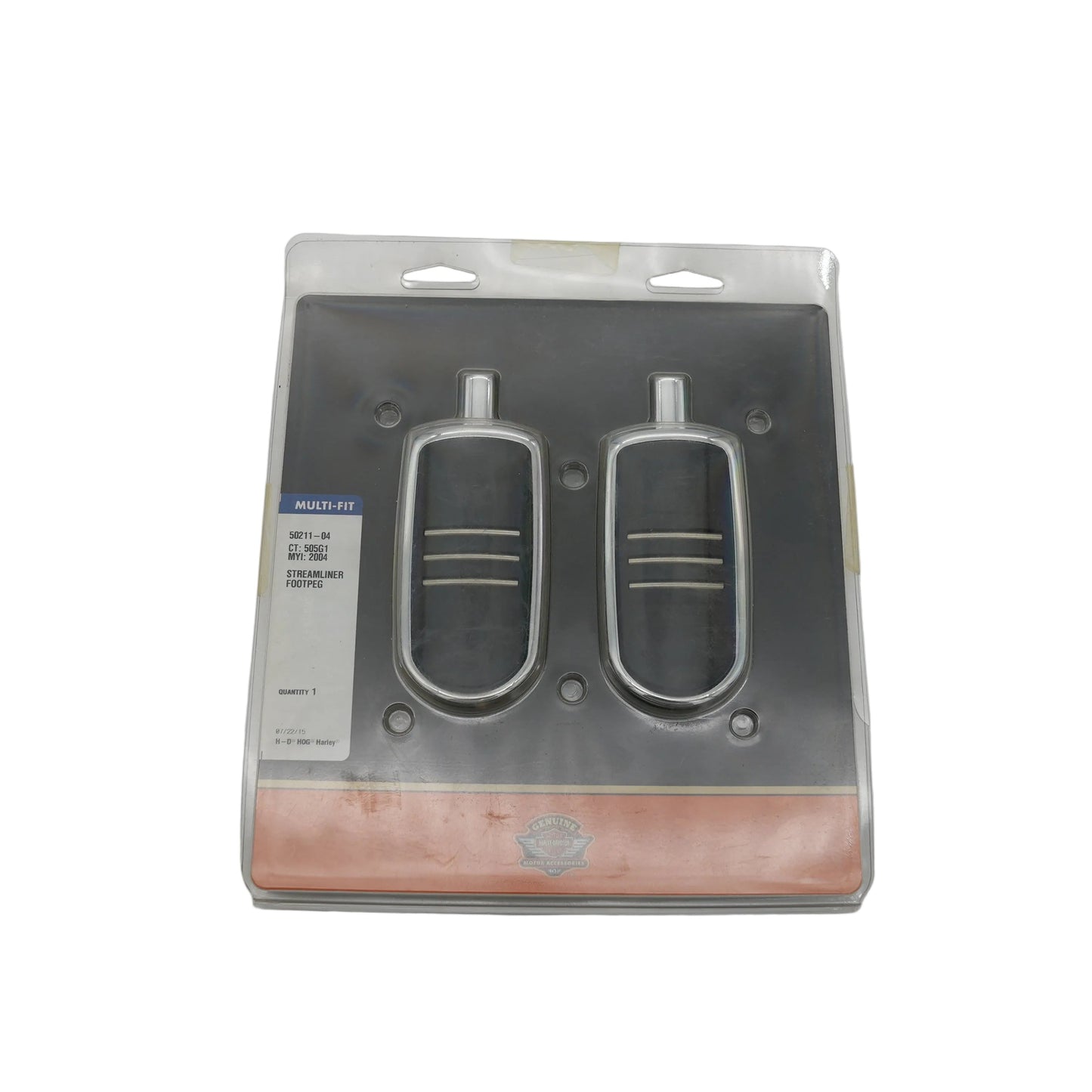 New - Sweeper Foot Pegs - Chrome - FX