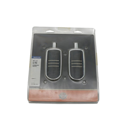 New - Sweeper Foot Pegs - Chrome - FX