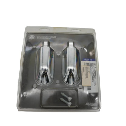 New - Sweeper Foot Pegs - Chrome - FX
