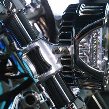 Billet Aluminum Headlight Mount for Baja Designs LP6 – Fits 39mm Fork Tubes