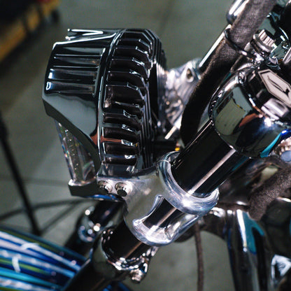 Billet Aluminum Headlight Mount for Baja Designs LP6 – Fits 39mm Fork Tubes