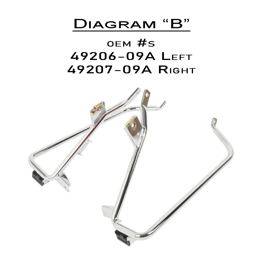 Billet Bagger Rear Subframe | 09 - 2024 | Harley Davidson Bagger ...