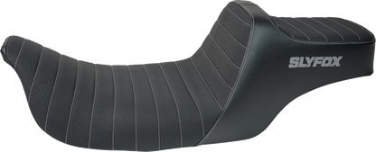 Slyfox High Noon Seat – Vinyl – Classic Stitch – Gray Logo – FL '97-'07