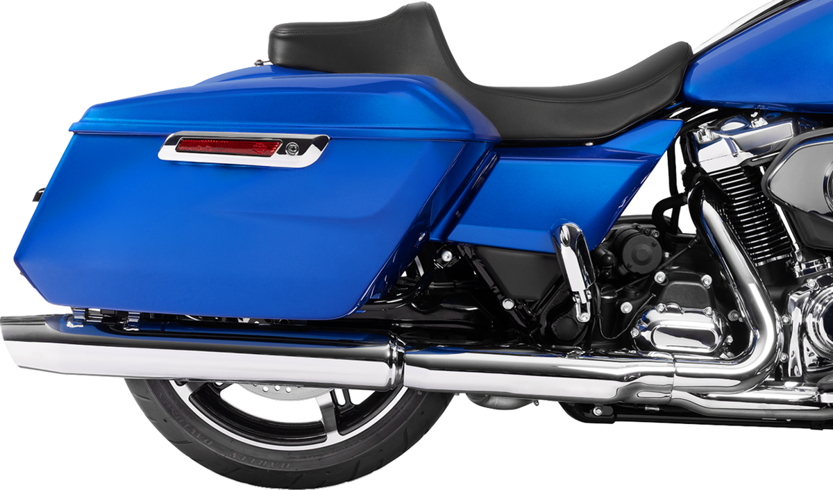Drag Specialties Extended Reach Predator III Seat – Vinyl/Solar Leather – Smooth – FLT/FLH '23-'25 – view 4