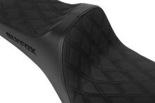 Slyfox High Noon Seat – Double Diamond – Black Logo – Black Stitch – FXD '96-'03