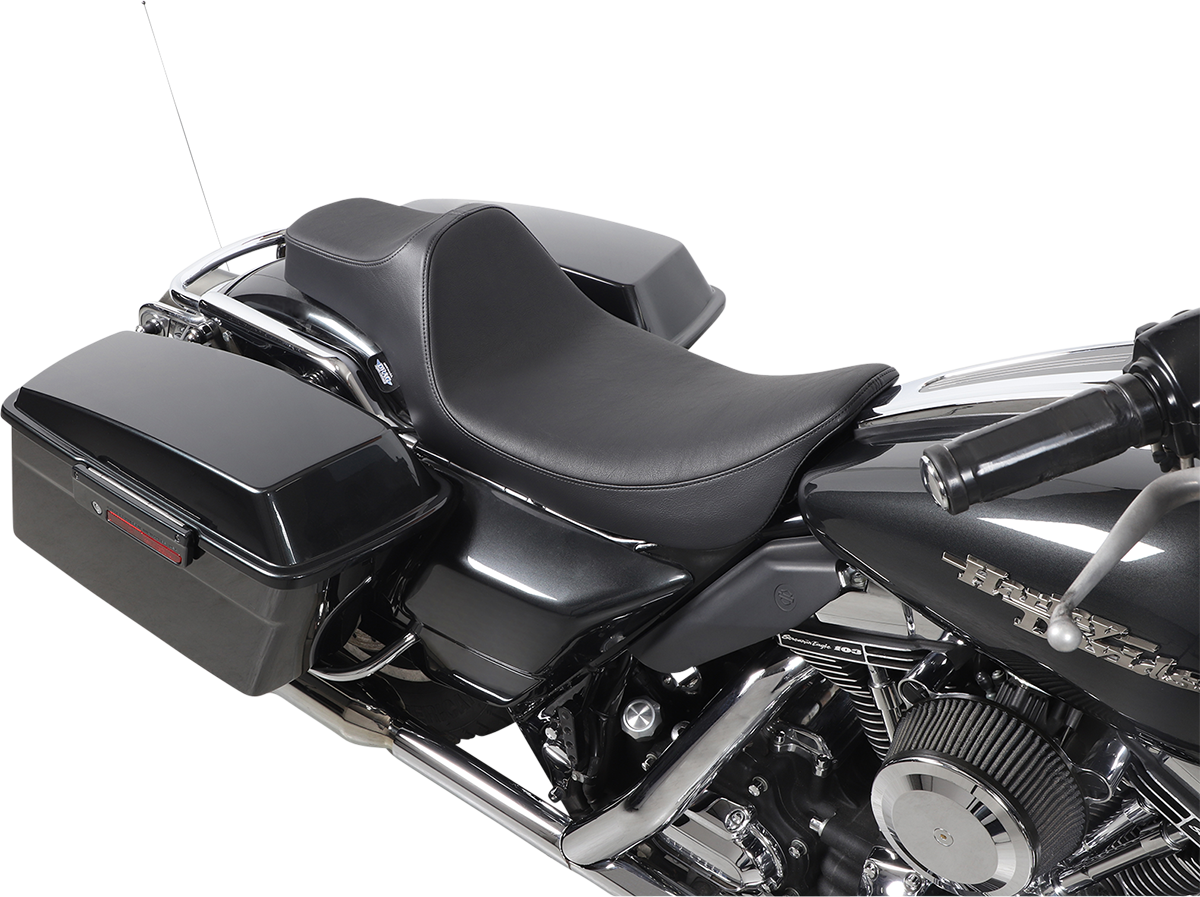 Drag Specialties Extended Reach Predator III Seat – Smooth – Black – FL '99-'07 – view 5