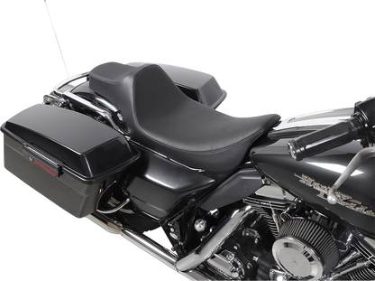 Drag Specialties Extended Reach Predator III Seat – Smooth – Black – FL '99-'07 – view 5