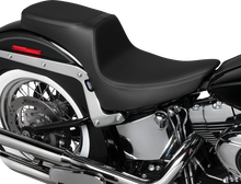 Drag Specialties Performance Predator 2-Up Seat – Solar Leather – Smooth – FL '00-'17 – view 2