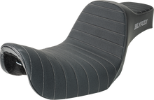 Slyfox High Noon Seat – Vinyl – Classic Stitch – Gray Logo – Dyna '12-'16 – view 2