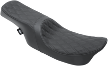 Drag Specialties Predator 2-Up Seat – Double Diamond – Black Stitching – FL '99-'07