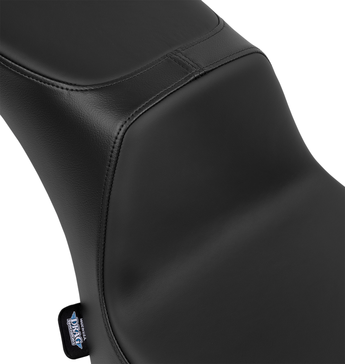Drag Specialties Performance Predator 2-Up Seat – Solar Leather – Smooth – FL '00-'17 – view 4