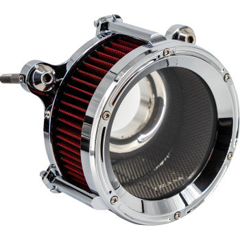 Trask Assault Charge High-Flow Air Cleaner – Chrome - M8