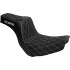 SlyFox High Noon Diamond Stitched Gripper Seat 2018 - 2025 Softail (Lowrider, Lowrider ST & Sport Glide)