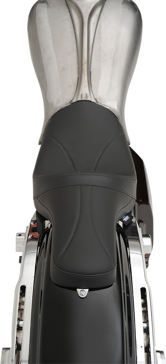 Drag Specialties Predator Seat – Mild Stitched – Yaffe Gas Tank – FL '08-'23 – view 5
