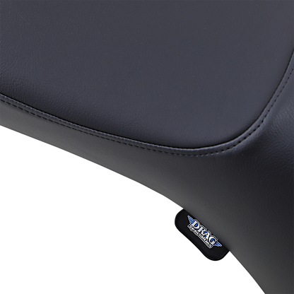 Drag Specialties Predator III Seat – Smooth – Black – FXD/FLD '06-'17 – view 2