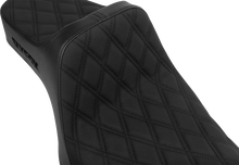 Slyfox High Noon Seat – Double Diamond – Black Logo – Black Stitch – XL '04-'22 – view 2