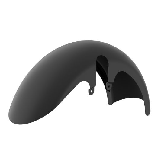 AdvanBlack Color-Matched 18" Wide Fat Tire Front Fender for Harley Touring Models 2014-2023