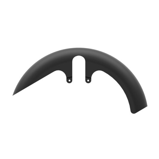 AdvanBlack Color-Matched 18" Wide Fat Tire Front Fender for Harley Touring Models 2014-2023