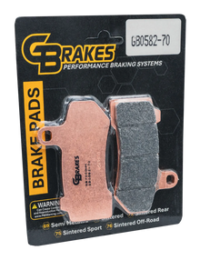 GBrakes® HH Sintered Compound Brake Pads - GB0582-70
