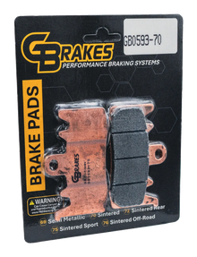 23.5 Touring CVO HH Sintered Compound Front Brake Pads - GB0593-70