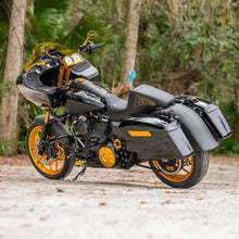 Arlen Ness 10-Gauge Saddlebag Latch Covers – Gold (2014–2024 Harley-Davidson® Touring)