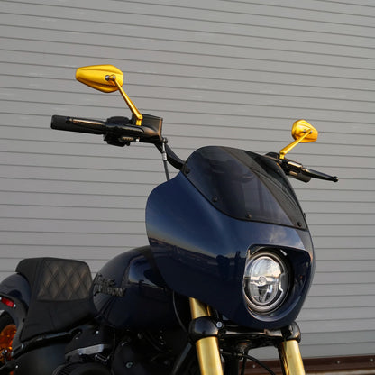 Mini Stocker Forged Mirrors In Gold For All Harley Davidson Models