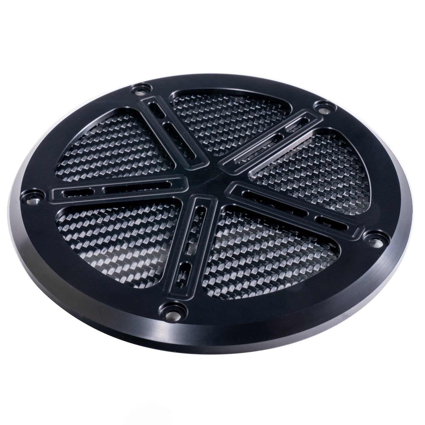 Hofmann Designs Signature Series Derby Cover with Carbon Insert M8 Softail