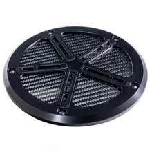 Hofmann Designs Signature Series Derby Cover with Carbon Insert M8 Softail