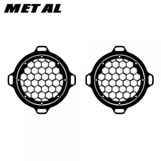 AdvanBlack XBS Customs CNC Aluminium HEX Speaker Grills - view 6